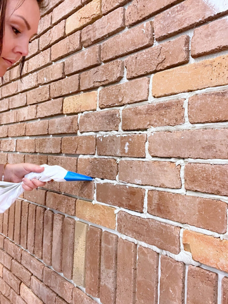 Brick Veneer Wall Tutorial - Remington Avenue throughout