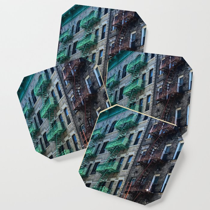 Brooklyn Charm Coaster By Optoutsidephoto | Society6 throughout