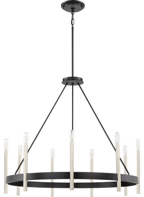 Chandelier 9 Light Steel - Chandelier - 71-Bel-2749094 - Bailey Street ... intended for