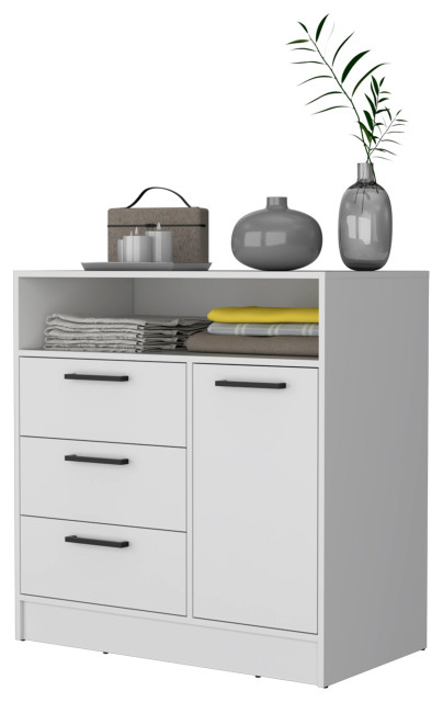 Cresco 3 Drawer Dresser - Transitional - Dressers - By Fm Furniture | Houzz in