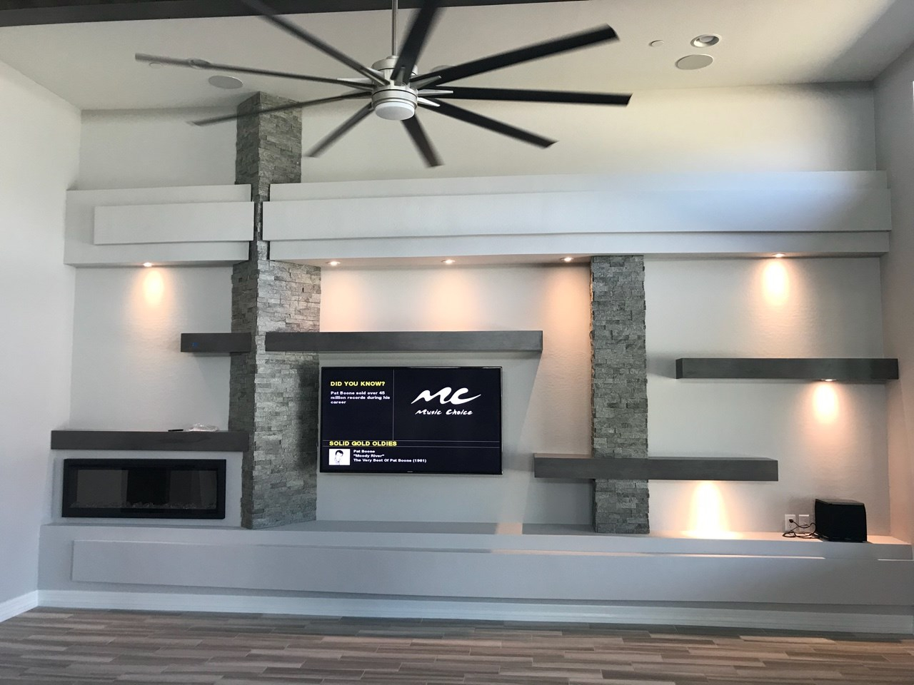 Custom Media Walls Gallery inside