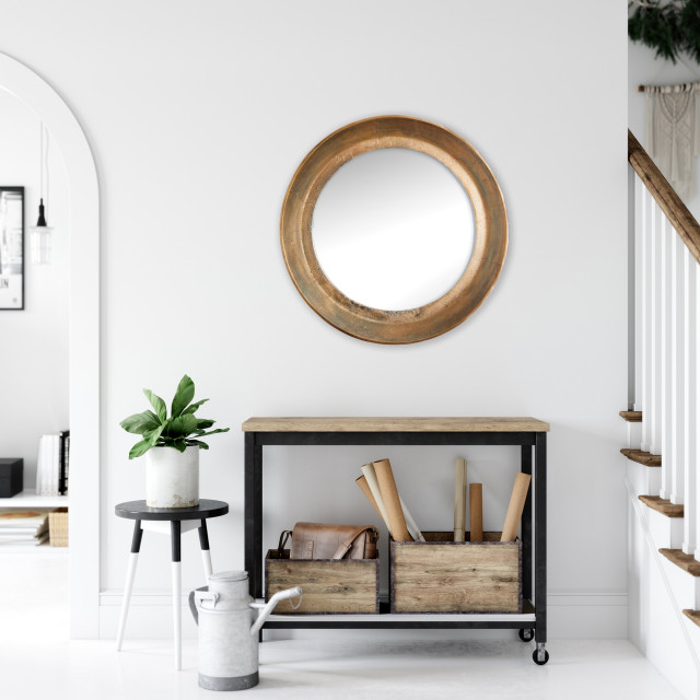Deyo Mirror, 24" - Transitional - Wall Mirrors - By Napa Home &Amp; Garden ... within Exploring the Versatility of the 24 inch Deyo Mirror for Your Home