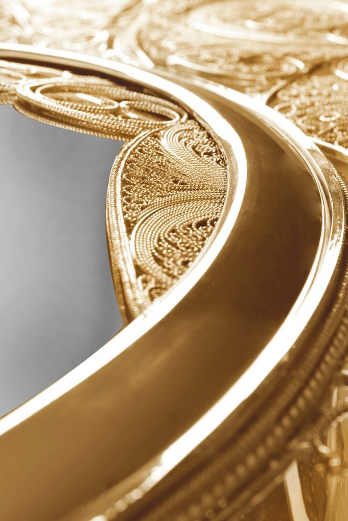 Discover The Art Of Filigree And Craftsmanship With This Unique Mirror inside