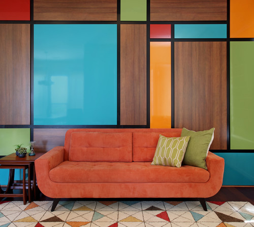 Double Take: How Did They Make That Mondrian-Inspired Wall? | Canvas: A ... throughout Decoding the Design Secrets of Mondrian-Inspired Walls