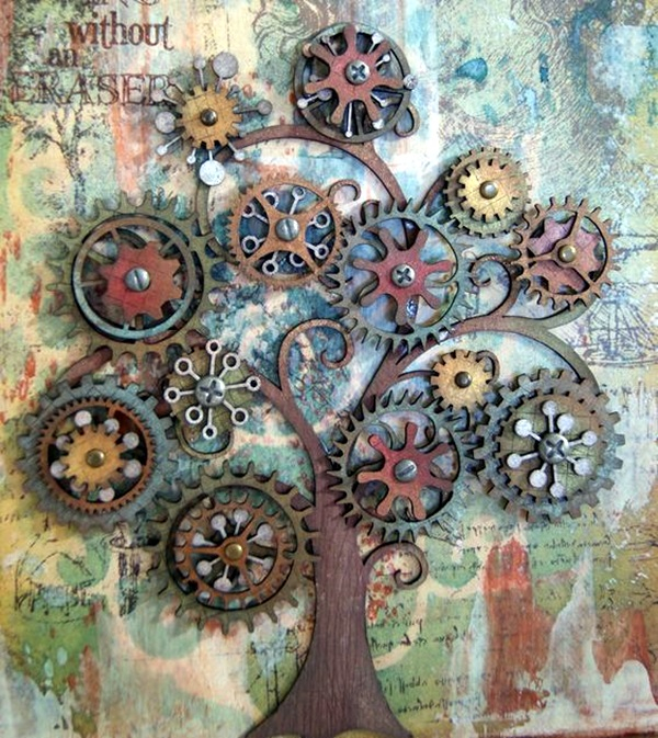 Easy Mixed Media Art Project With Photos - Kelley Rattind intended for Bringing Your Walls to Life with "Airplane" Mixed Media Iron Art