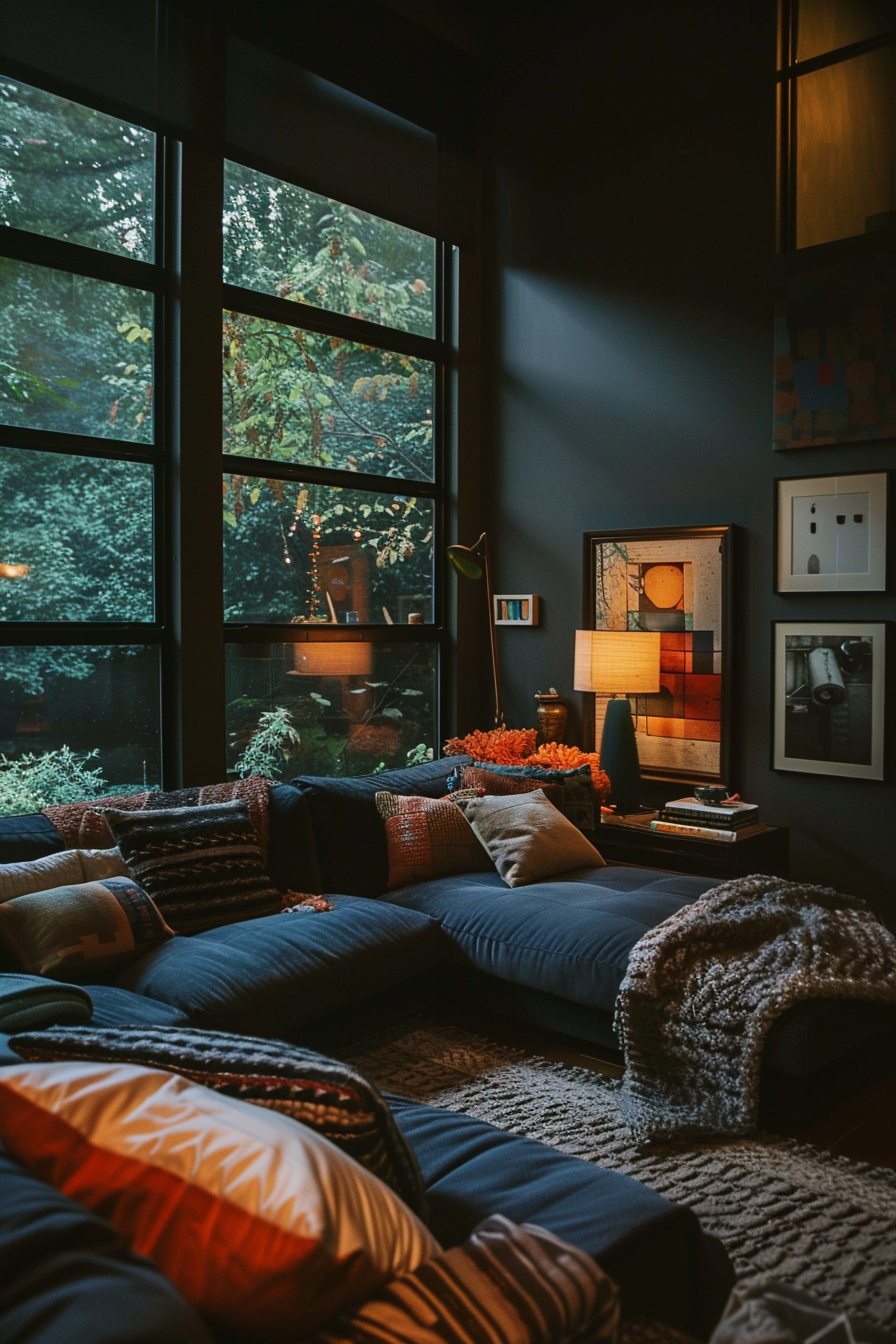 Eclectic Elegance Showcasing The Fusion Of Styles In Moody Bedrooms ... pertaining to Insider Tips for Curating an Eclectic Style with Moody Walls