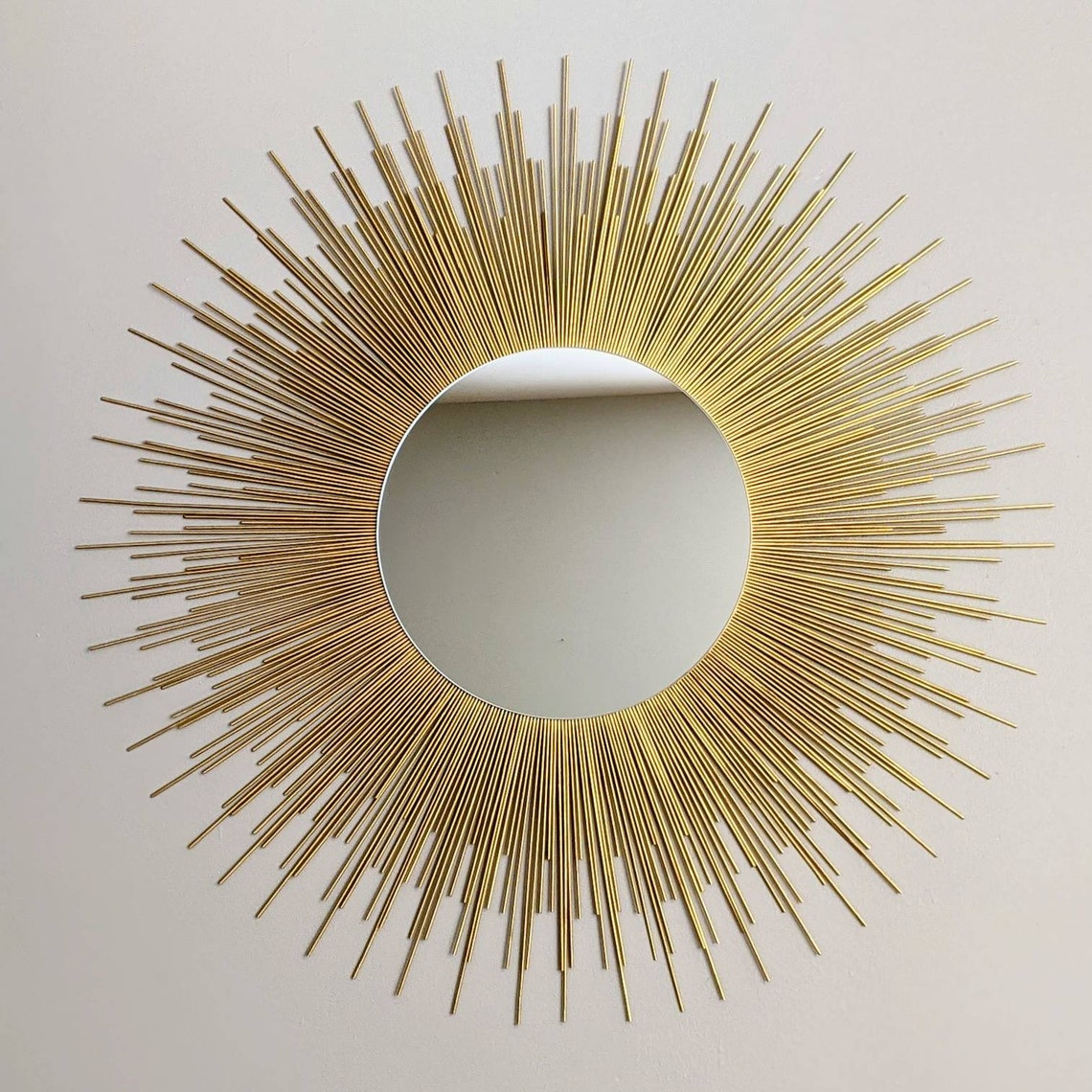 Extra Large 36 Gold Sunburst Mirror Starburst Mirrors Home | Etsy intended for Elevate Your Decor A Deep Dive into the Lana Sunburst Mirror Gold