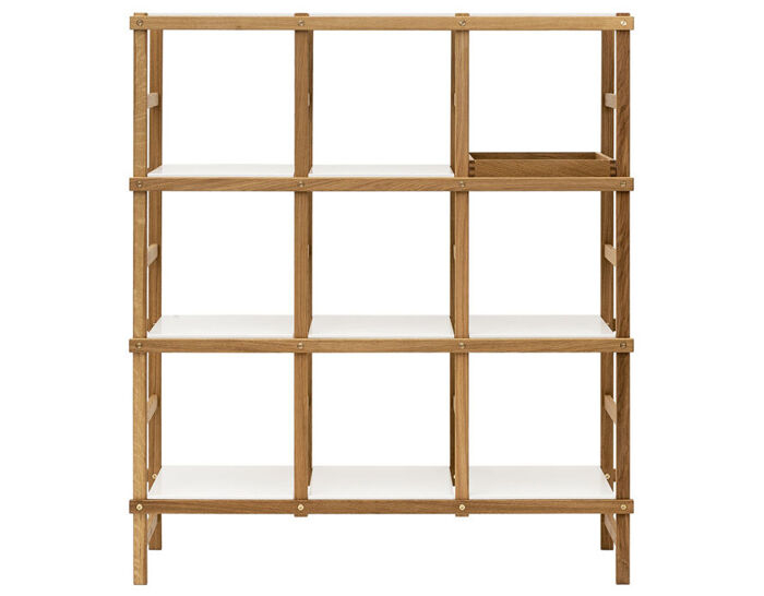 Frame High Shelving Unit By Harald Hermanrud For Design House Stockholm ... with Discover the Elegance of the Dublin High Shelving Unit in Pure White