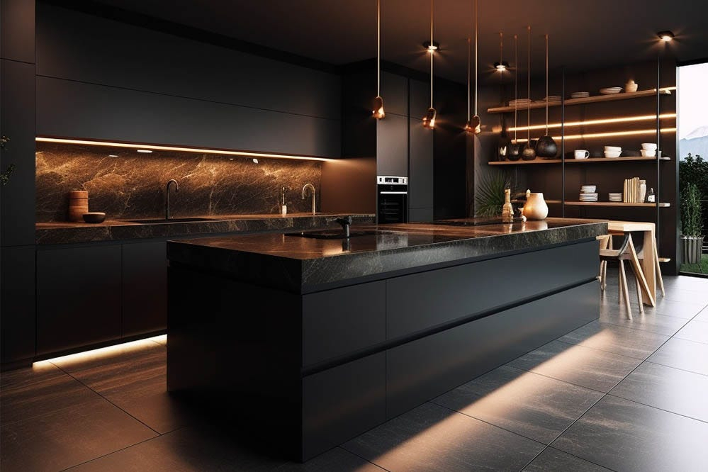 Frameless Cabinets Kitchen - Parlunbuildings - Medium with regard to