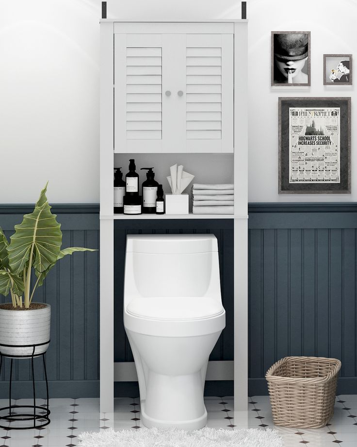 Furinno Indo Louver Door Bath Cabinet, White | Diy Bathroom Storage ... within Expert Tips for Organizing Your Bathroom with the Furinno Indo Louver Door Cabinet