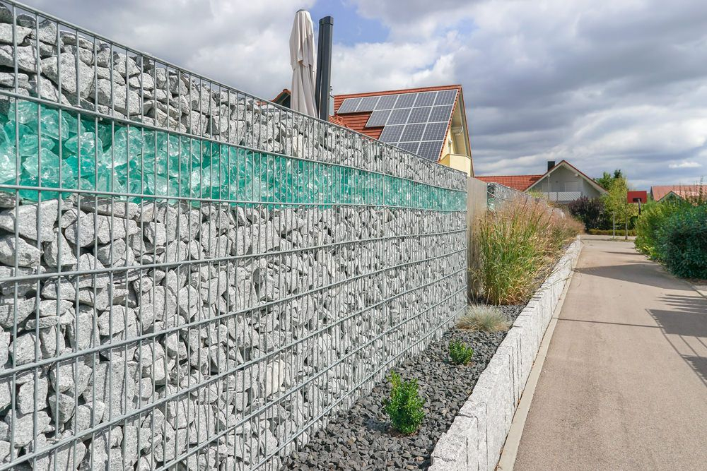 Gabion Fences Reimagined: 50 Show-Stopping Ideas With Photos To Elevate ... inside