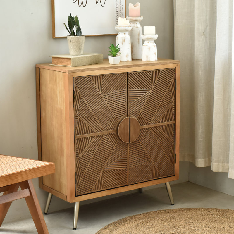 George Oliver Modern Farmhouse Accent Cabinet &Amp; Reviews | Wayfair with regard to