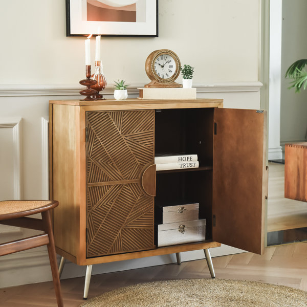 George Oliver Modern Farmhouse Accent Cabinet &Amp; Reviews | Wayfair within