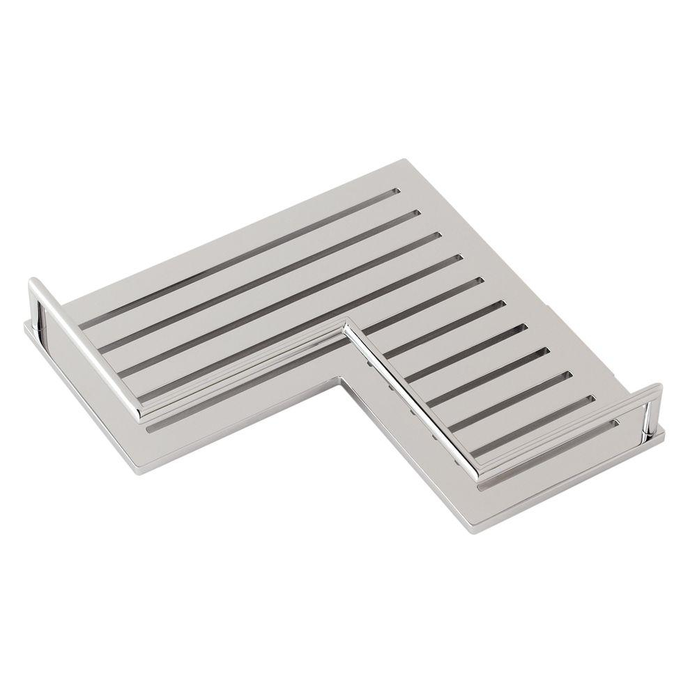 Ginger Surface Corner Shower Shelf In Polished Chrome-28505/Pc - The ... with regard to