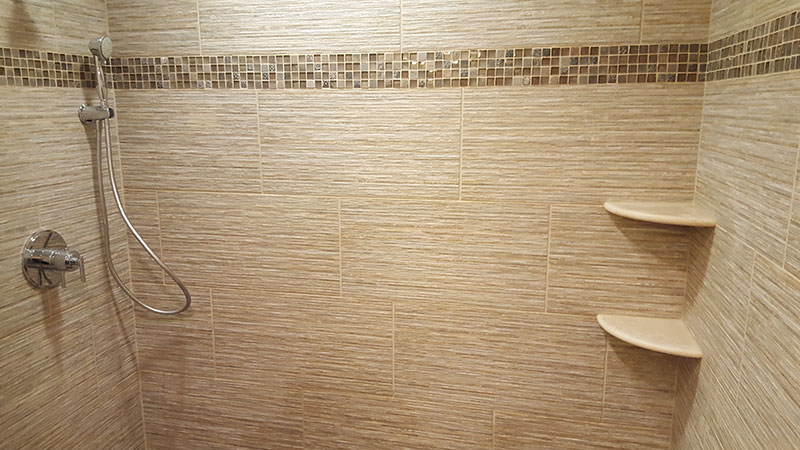 Goshelfâ„¢: Corner Shower Shelf That Looks Seamless pertaining to Installing Your Gealuna A1031A Polished Chrome Corner Shower Shelf Seamlessly