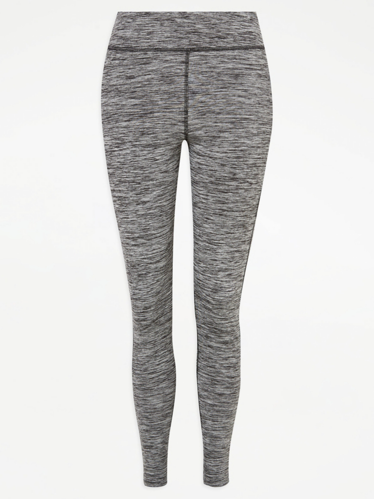 Grey Speckled Active Leggings | Women | George At Asda intended for The Speckled Gray Secret Unlocking the Charm of the Ciao Bella Dresser
