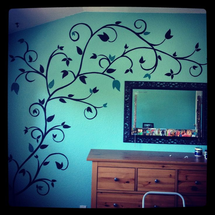 Hand Painted Wall Design | My Work | Pinterest | Discover More Ideas ... throughout Discover the Charm of Hand-Painted Walls 14 Creative Transformations
