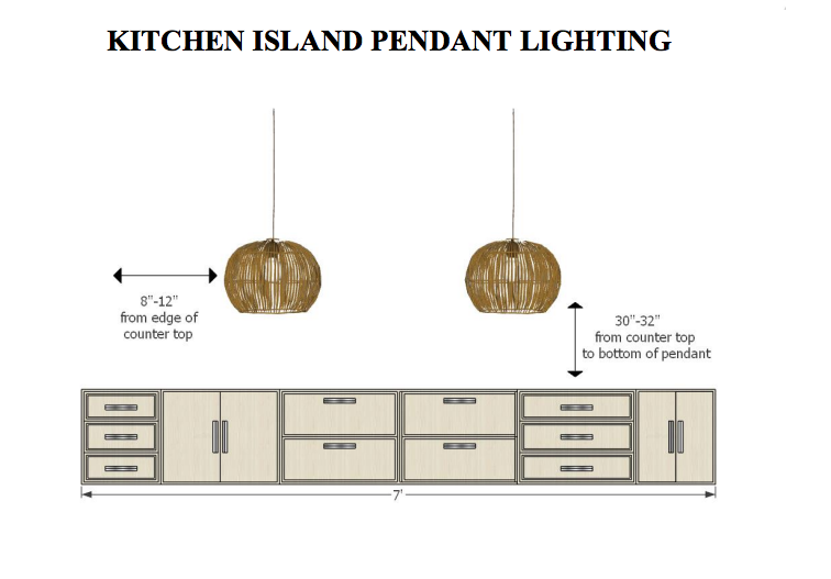Height Of Kitchen Island Lights – Kitchen Info for Beyond Illumination Discovering the Craftsmanship in Your Island Light