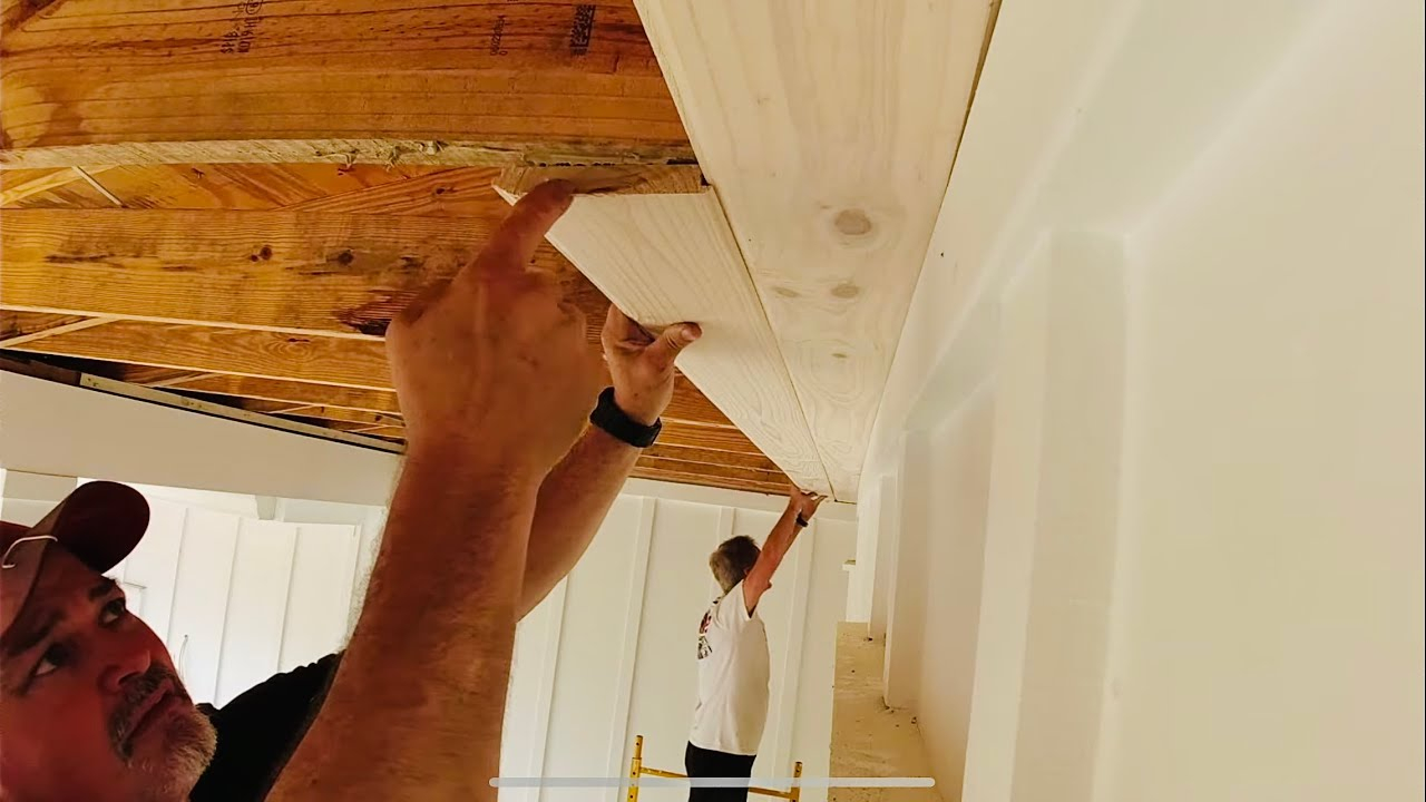 How To Install Tongue And Groove Ceilings! - Youtube intended for