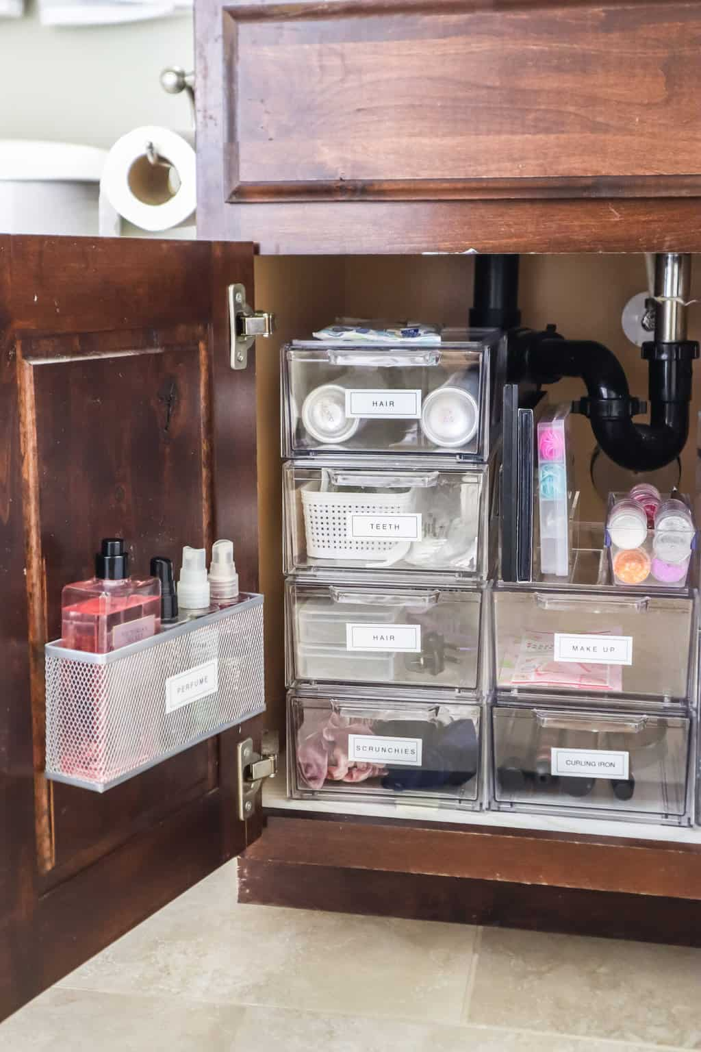 How To Organize Your Bathroom Cabinets For An Efficient, Tidy Space ... within