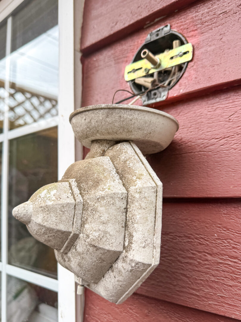 How To Replace An Outdoor Light Fixture - The Handyman's Daughter with Mastering Your Space with the WAREHOUSE OF TIFFANY'S PD003-5IWG Harry 5-Light Fixture