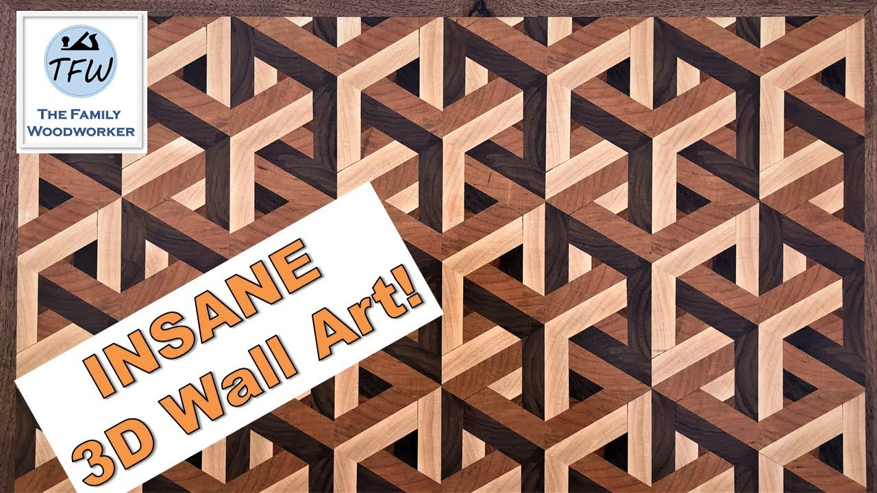 Insane 3D Wood Art - Youtube pertaining to The Allure of 3D Wooden Art How Passages Makes a Statement