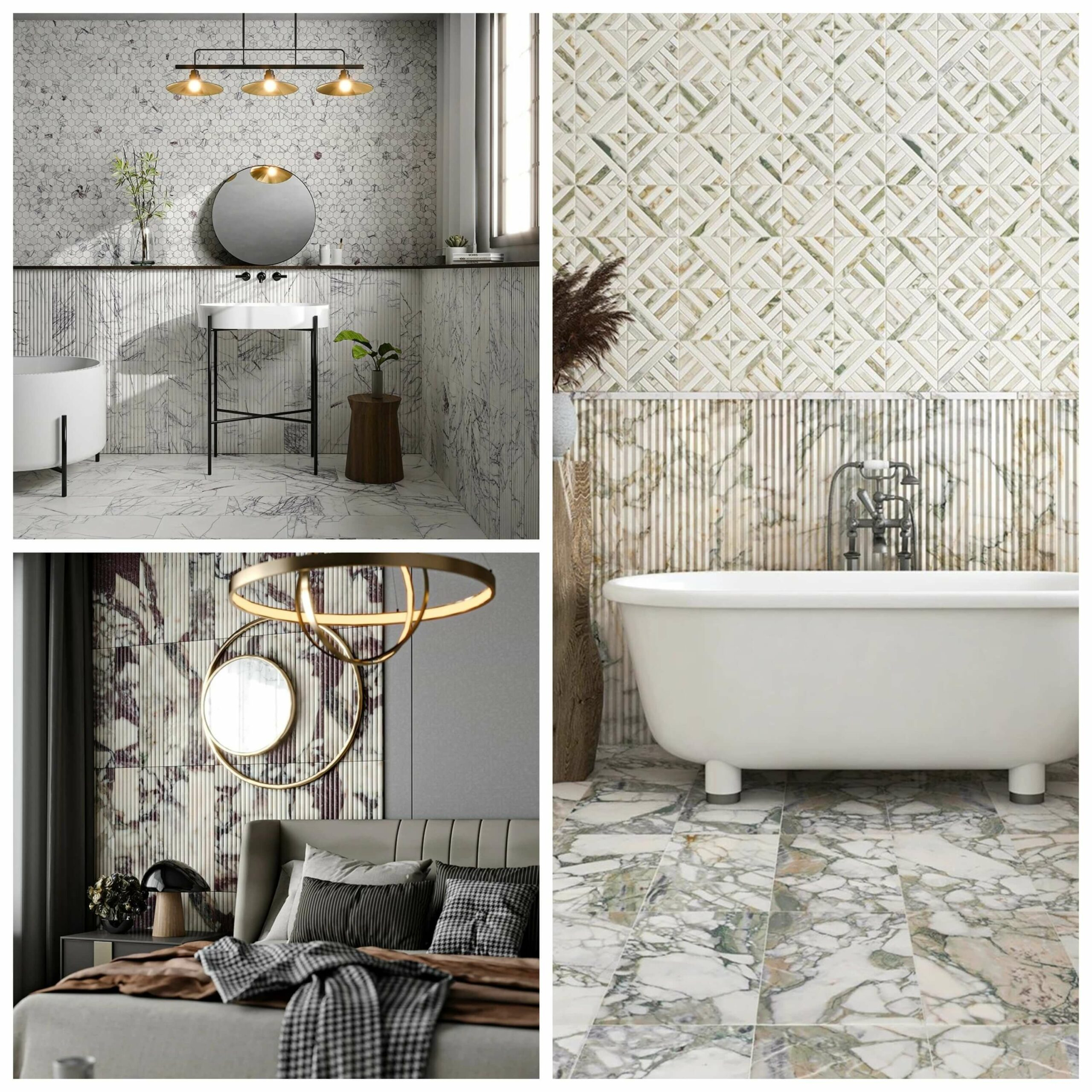 Interior Designers’ New Favorite Breathtaking Fluted Tiles By Country ... pertaining to
