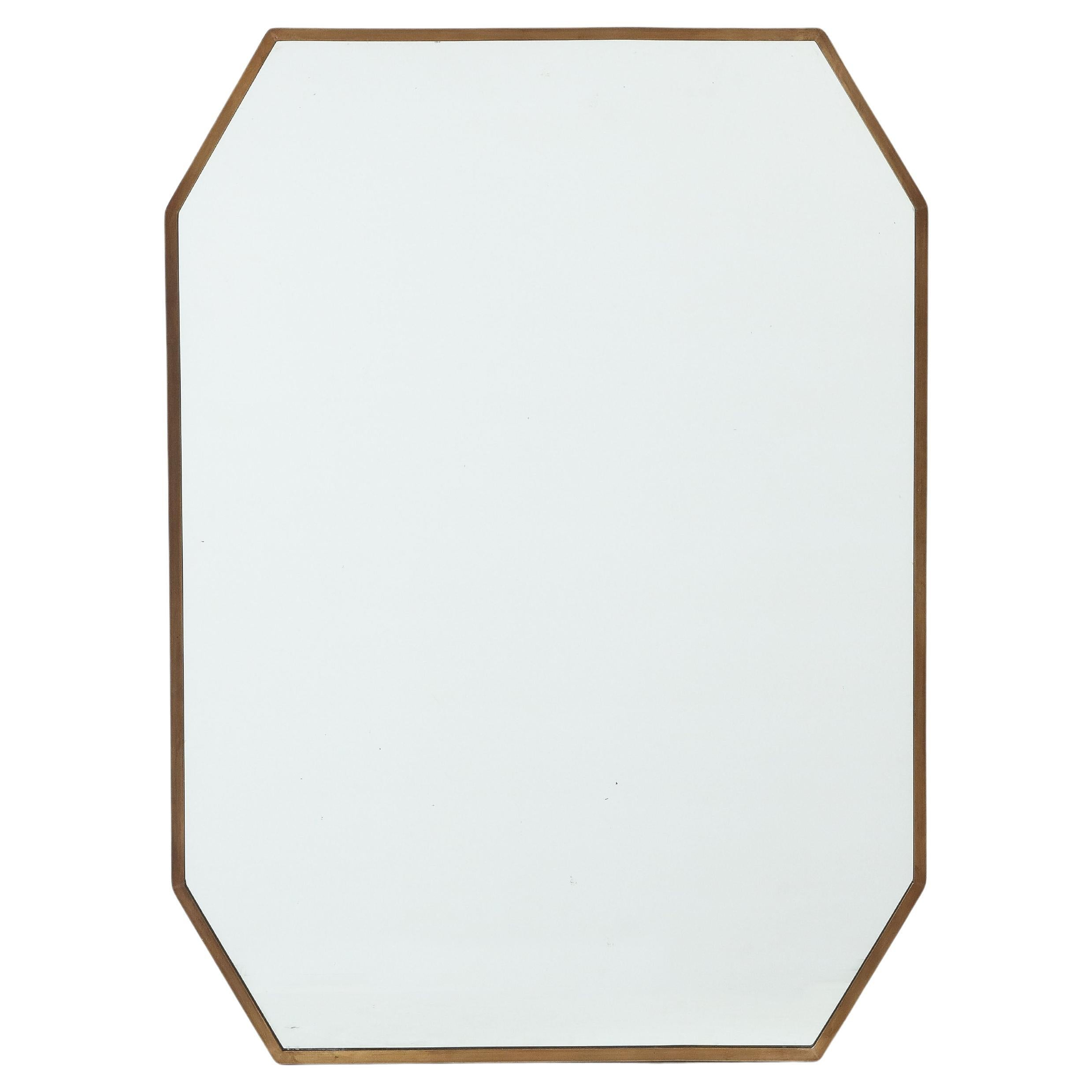 Italian 1950S Brass Wall Mirror At 1Stdibs pertaining to The Art of Selection Choosing the Perfect Brass Miles Wall Mirror