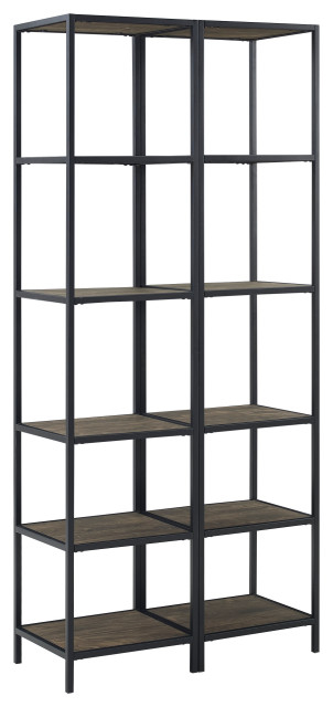 Jacobsen 2-Piece Narrow Etagere Set - Industrial - Display And Wall ... throughout