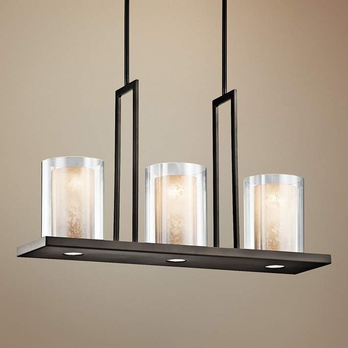 Kichler Triad 31 1/4" Wide Olde Bronze Island Pendant - #6D025 | Lamps ... within