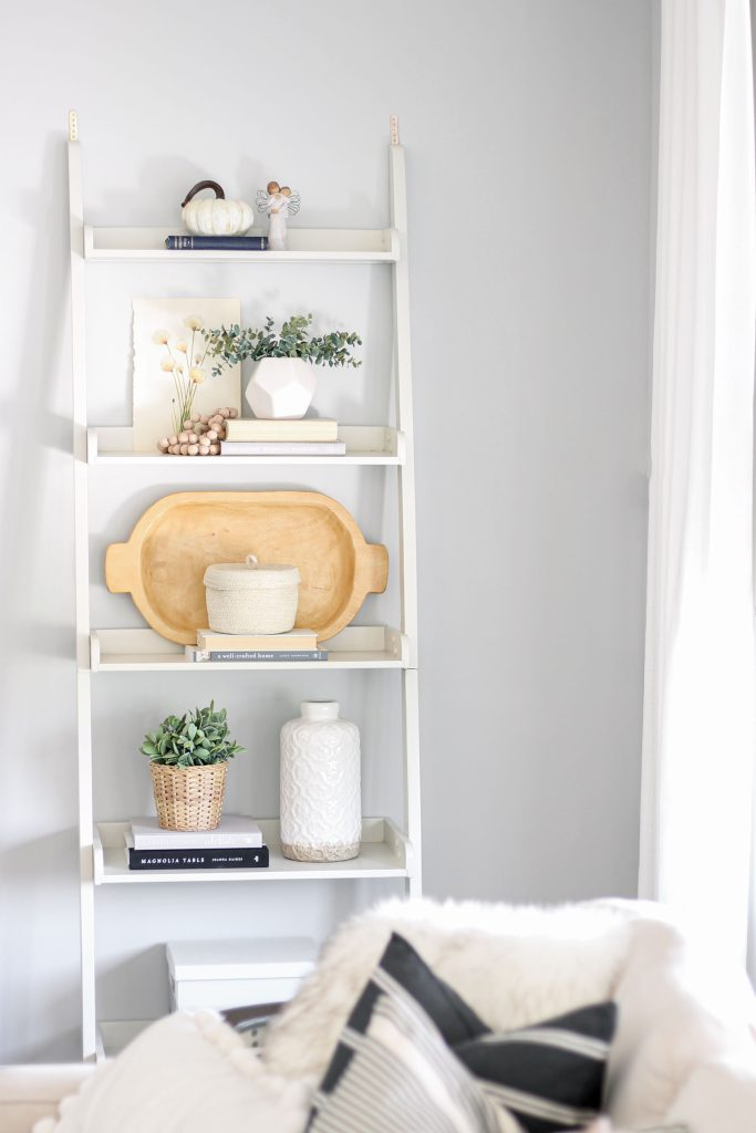 Ladder Shelf Decor Ideas For Any Style - Caitlin Marie Design for