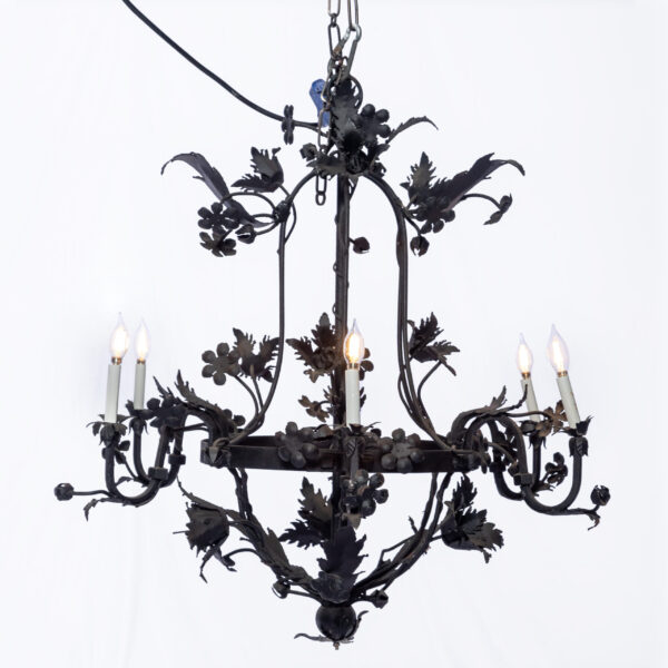 Large Wrought Iron Chandelier Rental for