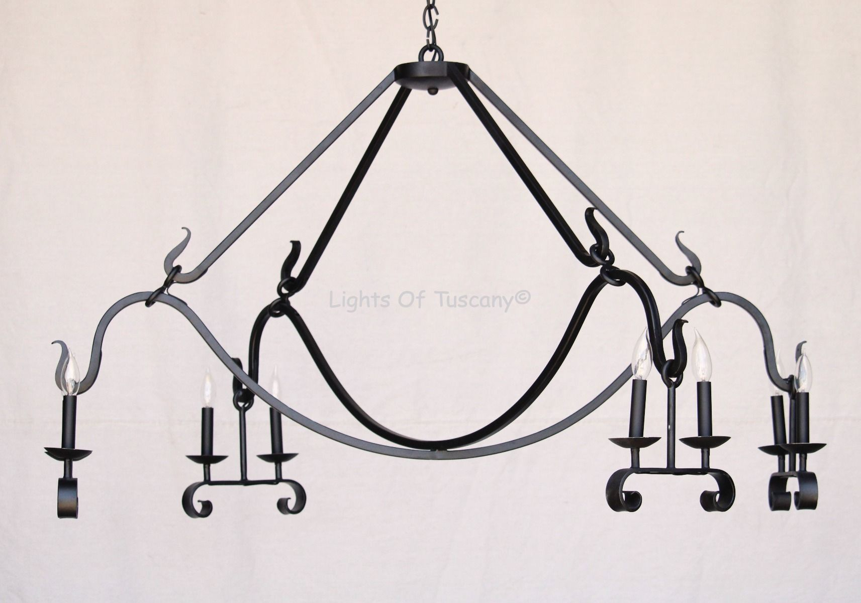 Lights Of Tuscany 1037-8 Rustic Style Wrought Iron Chandelier in Choosing the Perfect Silao Wrought Iron Chandelier for Your Space