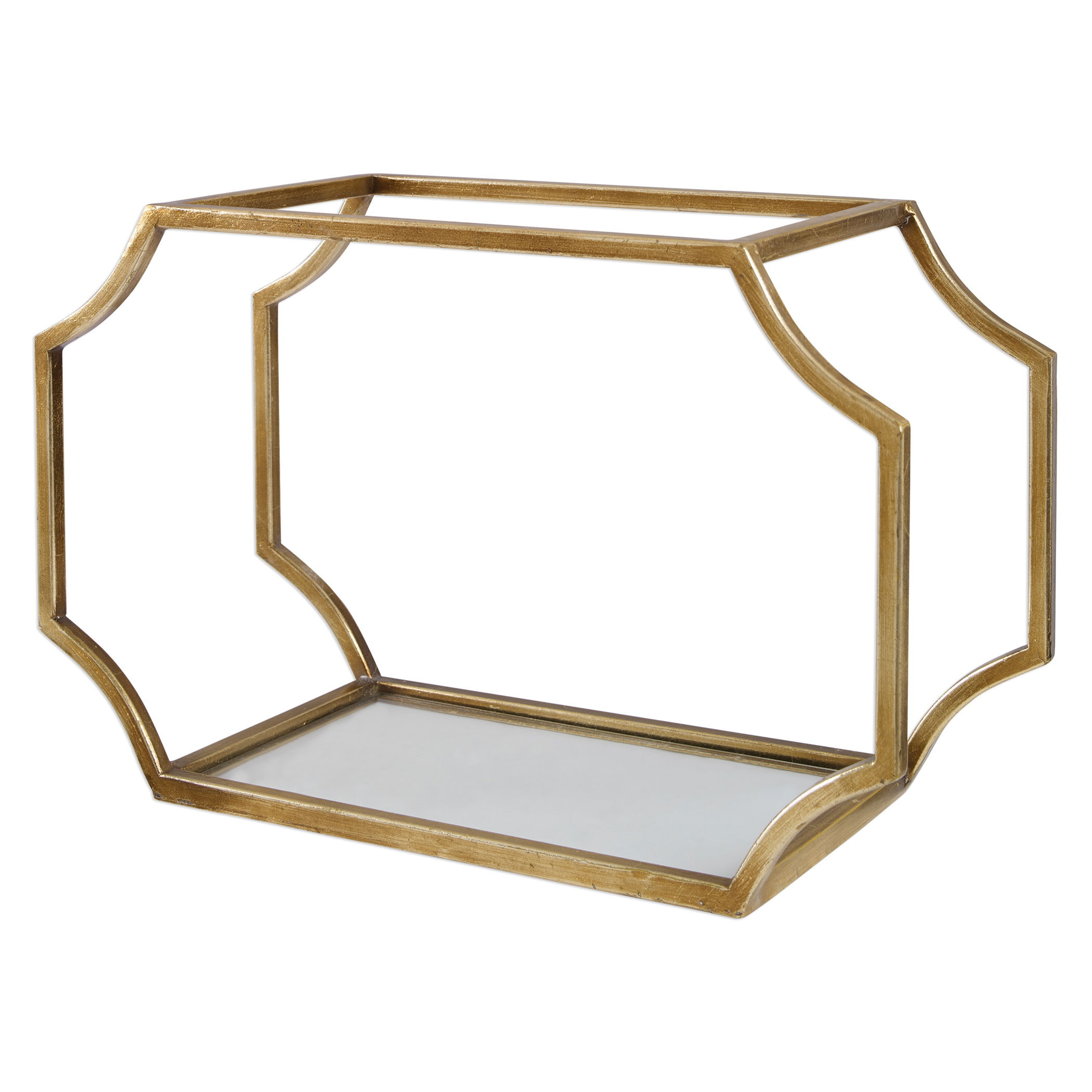 Lindee Gold Wall Shelves S/3 By Uttermost Collection | Decorilla in Your Guide to Incorporating the Uttermost Auley Gold Wall Shelf