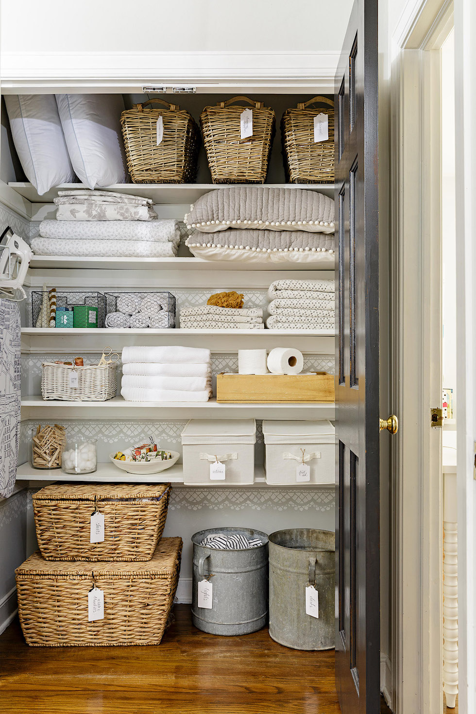 Linen Closet Organization Ideas - The Inspired Room with Transform Your Room Flow Toffe Matte Linen Cabinet Inspiration