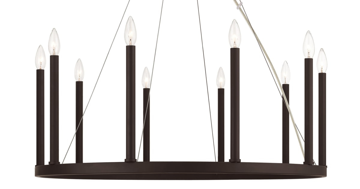 Livex Lighting 40248-07 Alpine 10 Light 32" Wide Candle Style ... pertaining to Unpacking the Livex Lighting 49748-07 Bergamo Linear Chandelier's Design Elements