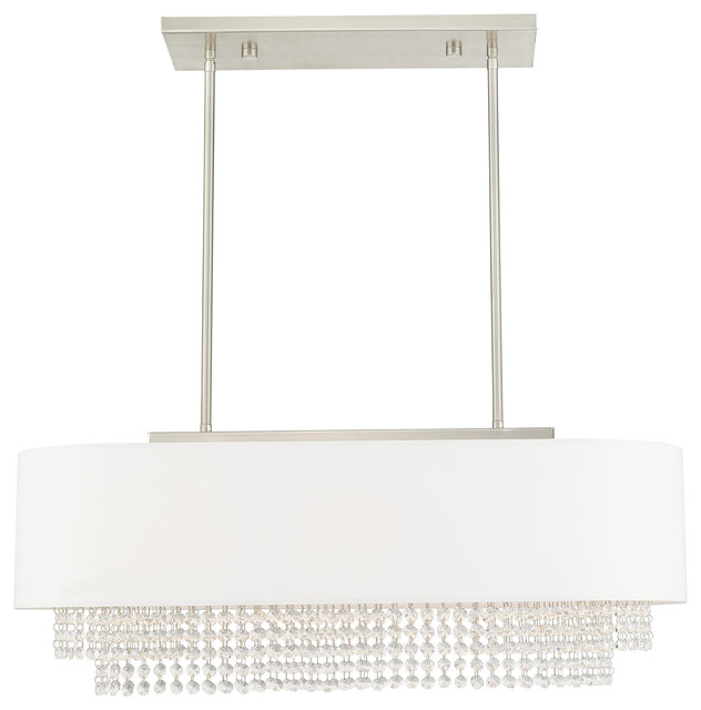 Livex Lighting Brushed Nickel 3-Light Linear Chandelier - Transitional ... with Understanding the Design and Features of the Livex Lighting Zurich Brushed Nickel Chandelier