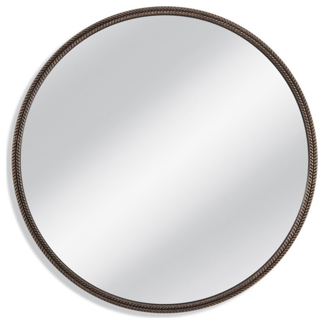 Maklaine Wall Mirror In Bronze Resin By Maklaine Modern / Contemporary ... intended for Finding the Perfect Spot for Your Maklaine Transitional Wall Mirror