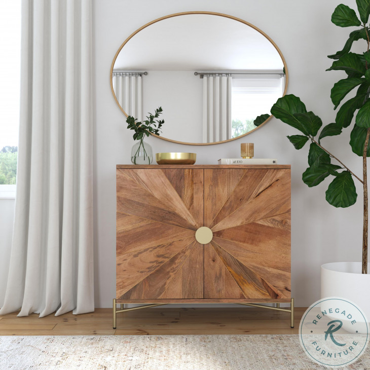 Metro Gold Brigitte Wall Mirror From Bassett Mirror | Coleman Furniture inside