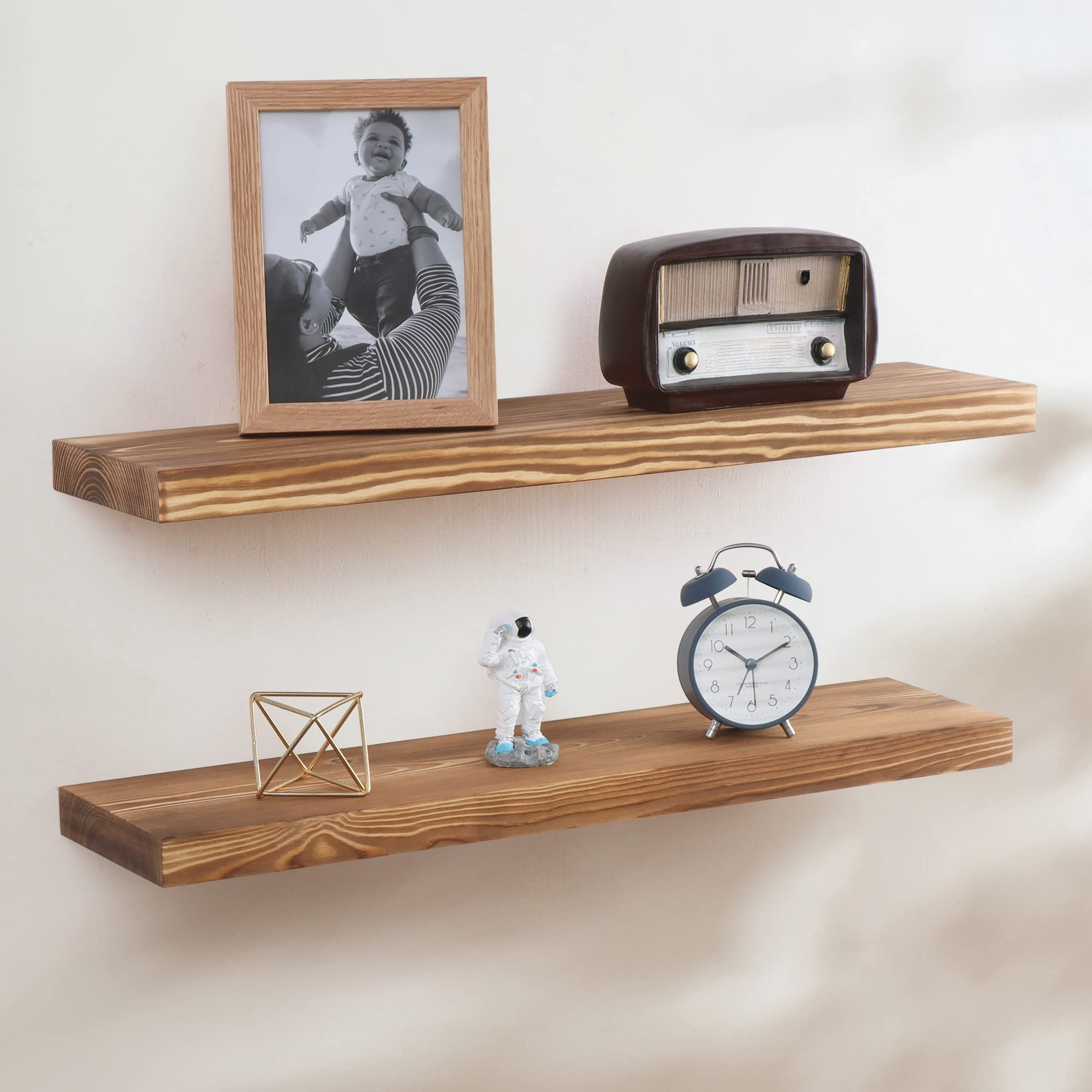 Mexican Pine Floating Shelves At Timothy Jeffords Blog pertaining to A Closer Look at the Orton Industrial Pine Wood Floating Shelf