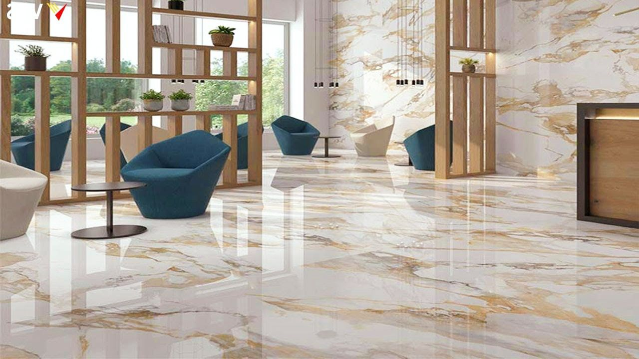 Modern Living Room Floor Tiles Texture for