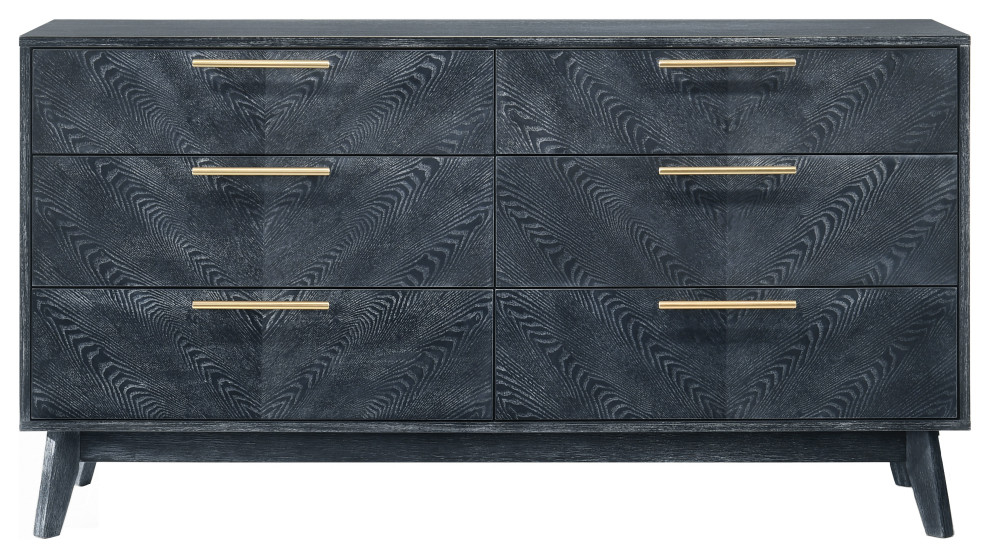 Modrest Diana Modern Grey Ash Dresser - Midcentury - Dressers - By Vig ... with