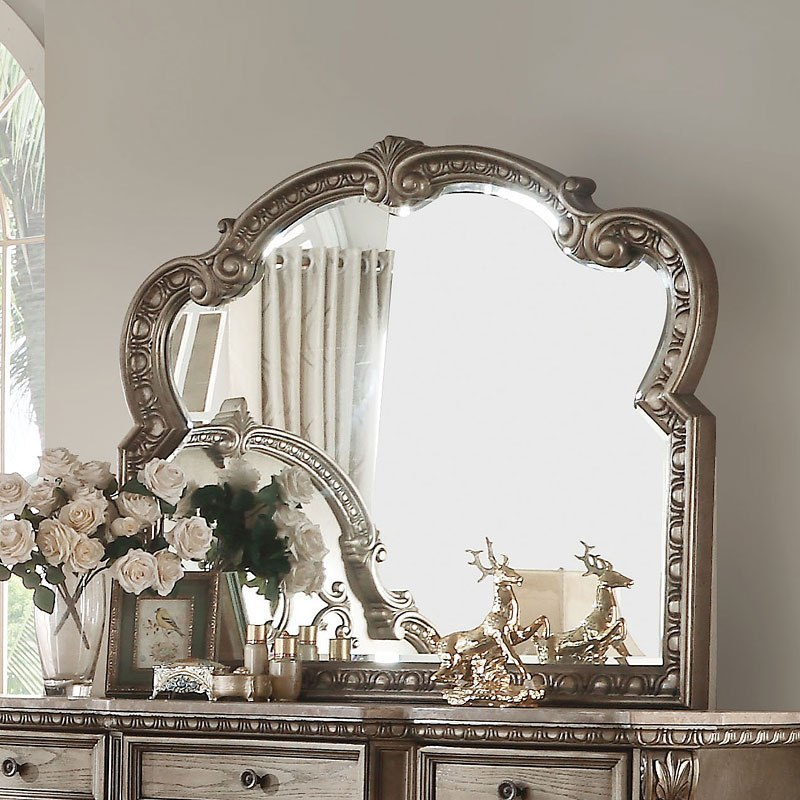 Northville Mirror By Acme Furniture | Furniturepick in Craftsmanship Revealed The ACME Northville Dresser's Wooden Top Story