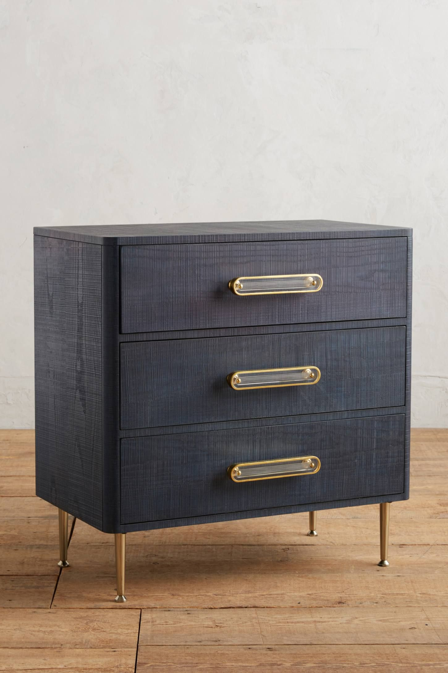 Odetta Three-Drawer Dresser 35"H, 33.75"W, 19"D | Anthropologie | Three ... inside