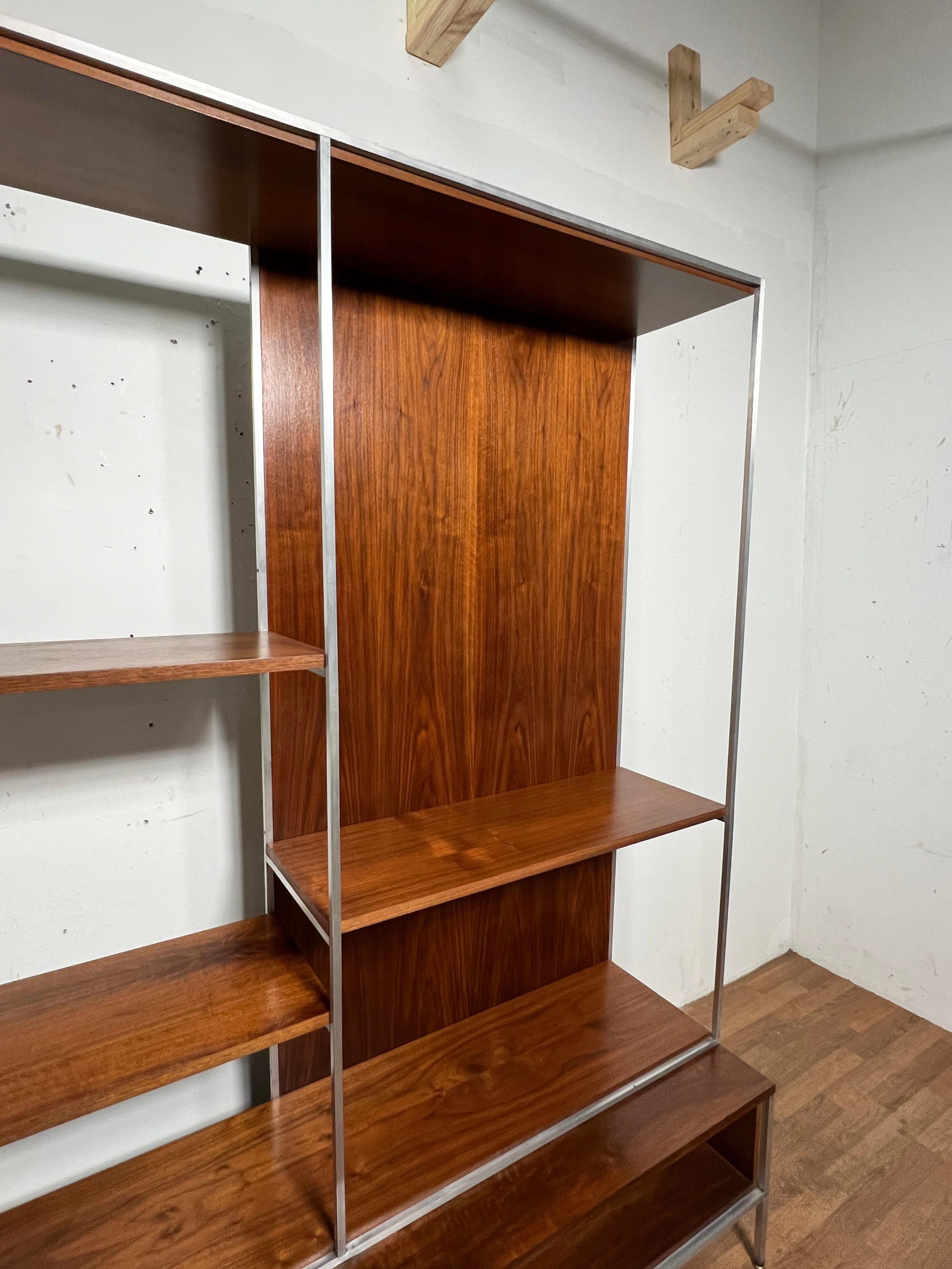 Paul Mccobb For Calvin Two Piece Etagere / Room Divider Circa 1960S For ... with regard to