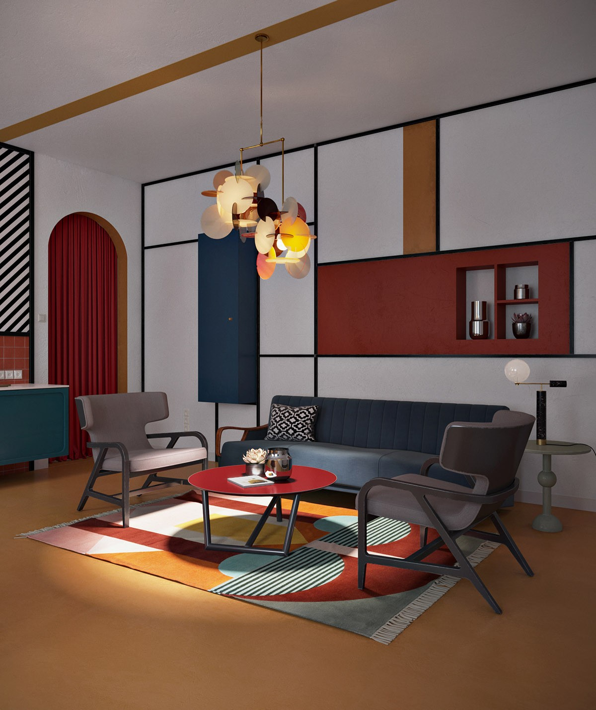 Piet Mondrian Inspired Interior Design To Give Your Home The De Stijl Flair intended for Decoding the Design Secrets of Mondrian-Inspired Walls
