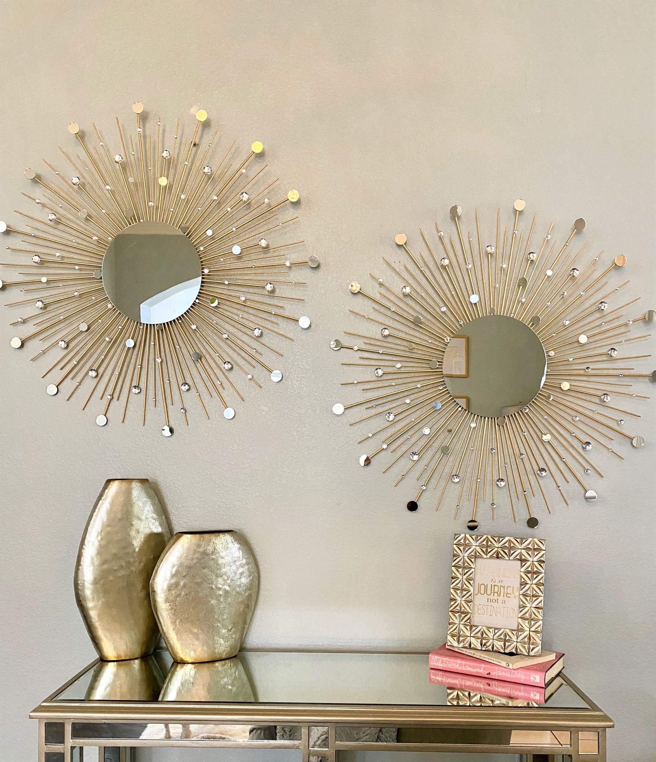 Pin By Trudie Pennekamp On Entryway Nee | Diy Wall Decor, Gold Sunburst ... within Elevate Your Decor A Deep Dive into the Lana Sunburst Mirror Gold