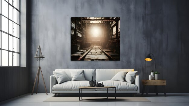 Premium Photo | Industrial Style Metal Wall Art Bringing A Touch Of ... throughout Bringing Your Walls to Life with "Airplane" Mixed Media Iron Art