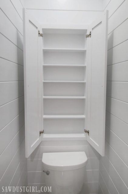 Recessed Bathroom Storage Cabinet – Rispa regarding