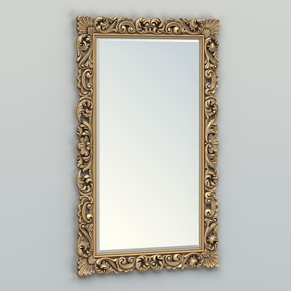 Rectangle Mirror Frame 003 3D Model $35 - .Obj .Fbx .Stl .Max - Free3D with